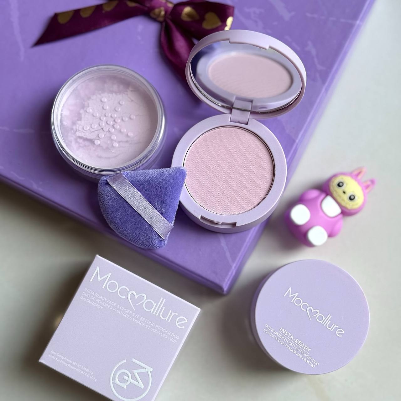 پودر فیکس دوطبقه بنفش موکالر