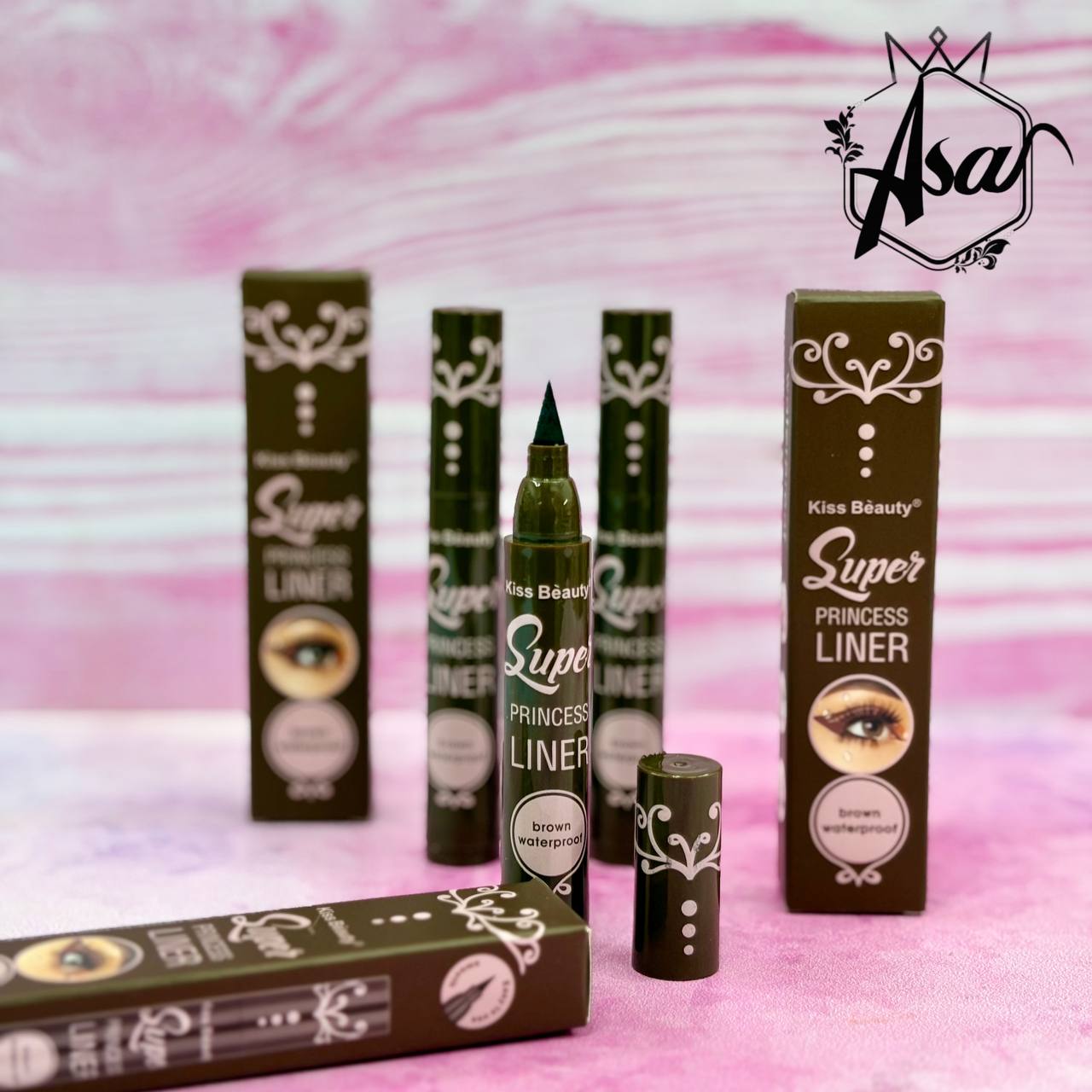 خط چشم قهوه ای کیس بیوتی