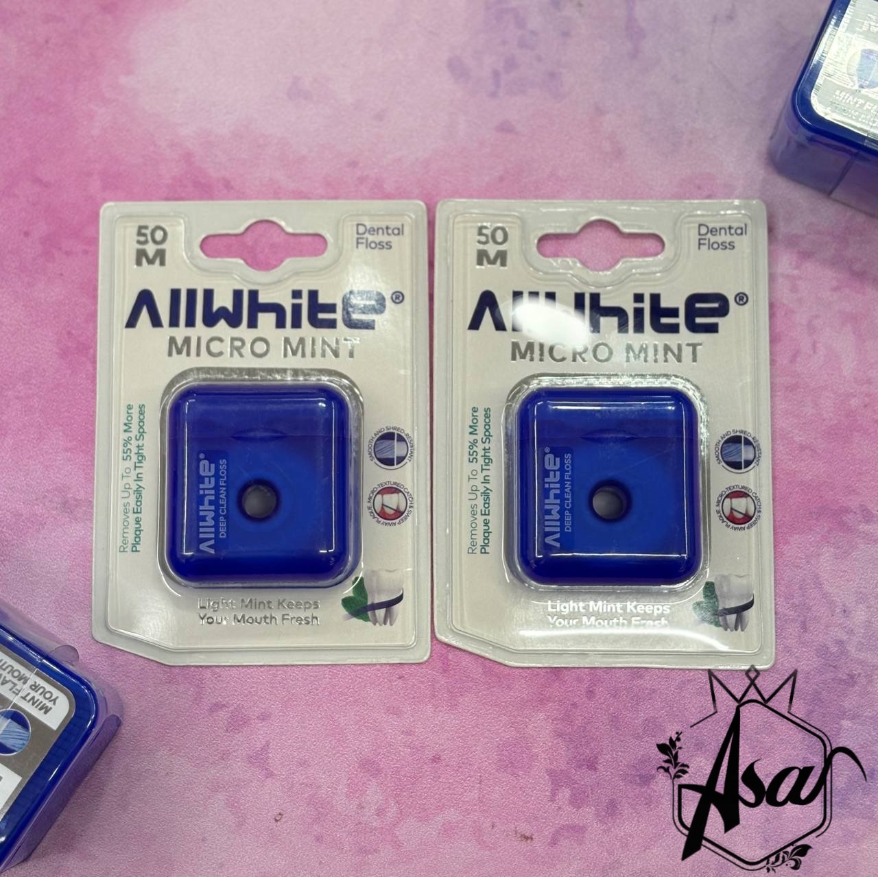 نخ دندان نعنایی آل وایت مدل Micro Mint