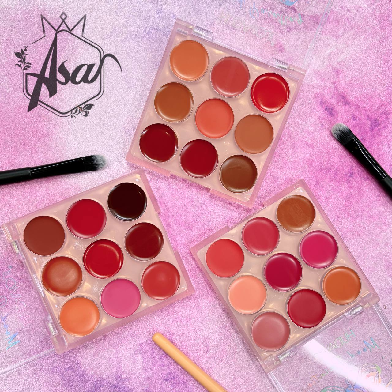 پالت رژ 9 رنگ هدی موجی 