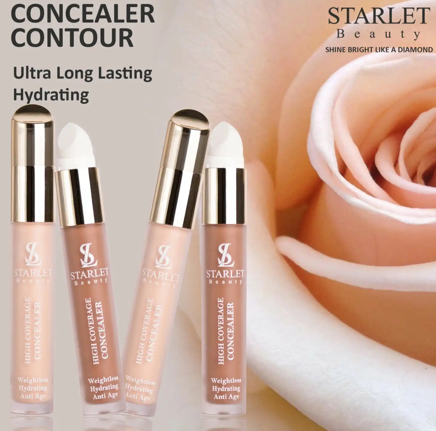 کانسیلر و کانتور مایع استارلت  Starlet