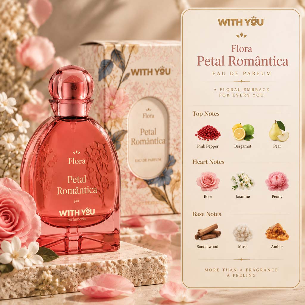 ادکلن زنانه ویت یو پتال رمانتیکا (Petal Romantica) حجم 100 میل