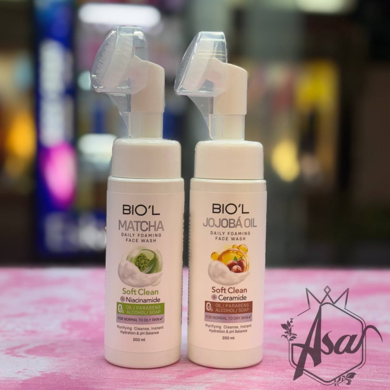 فوم شست و شو صورت بیول Biol