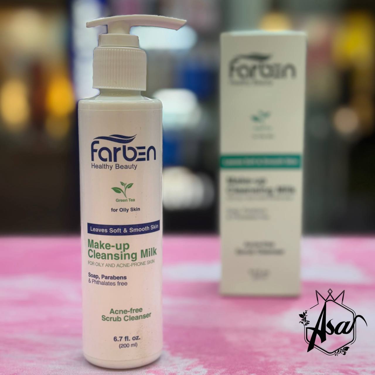 شیر پاک کن پوست چرب فاربن 