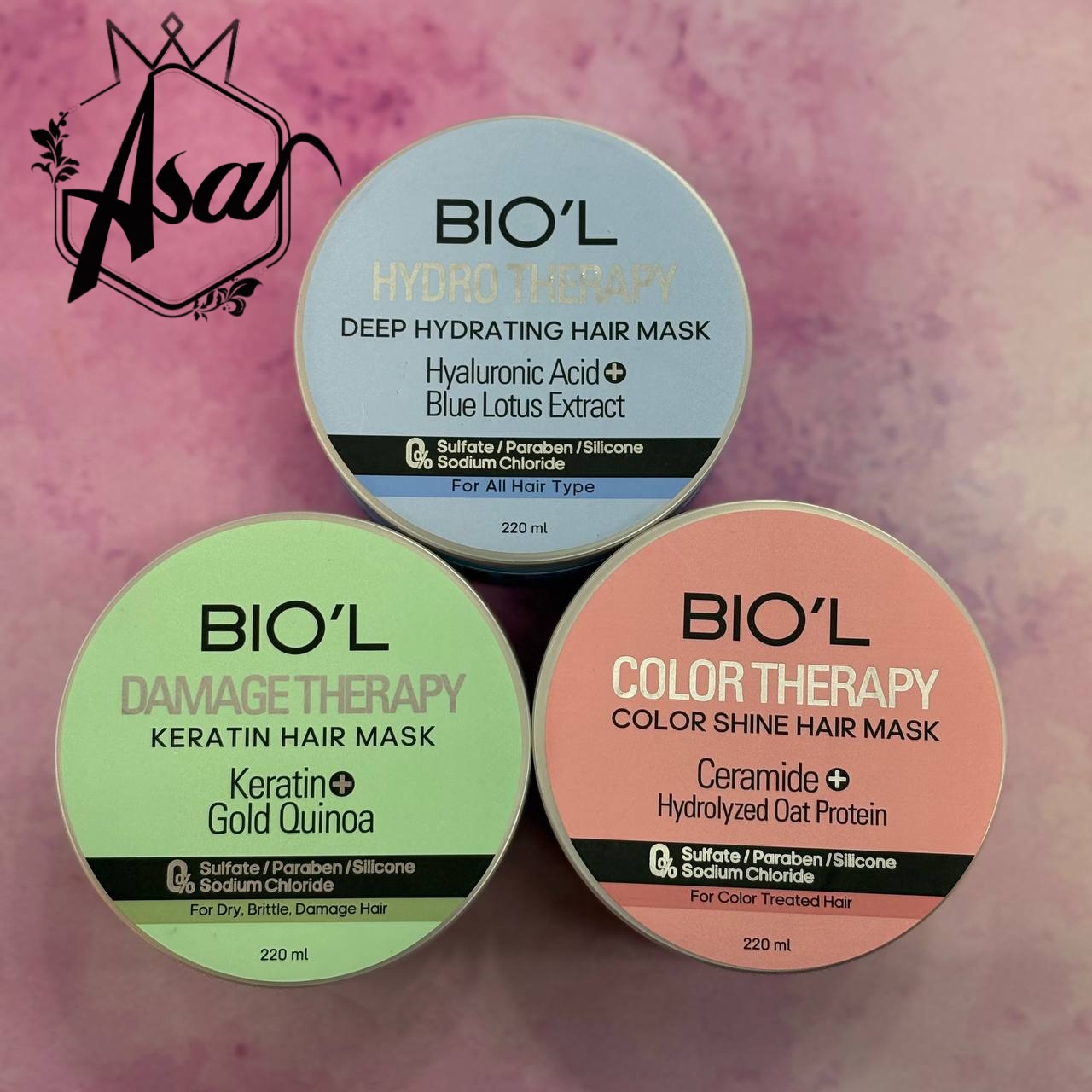 ماسک تقویت کننده ساقه مو بیول Biol