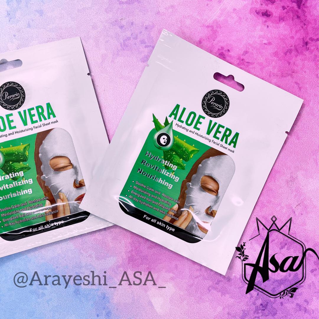 ماسک ورقه ای صورت حاوی عصاره آلوئه ورا پرارین - Aloe Vera Perarin Sheet Mask