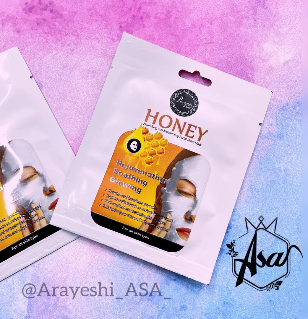 ماسک ورقه ای صورت حاوی پودر عسل پرارین - Honey Perarin Sheet Mask