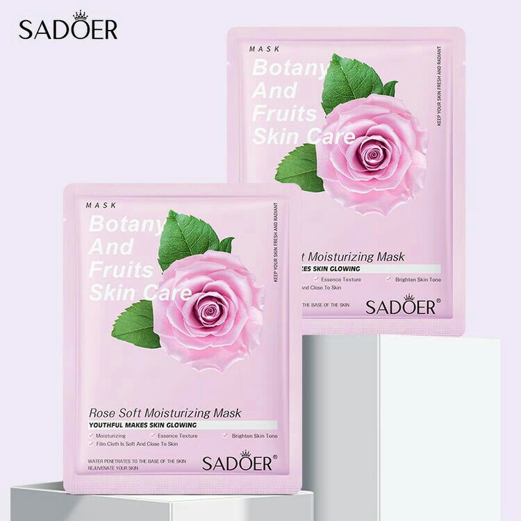 ماسک ورقه ای صورت گل رز سادور Sador
