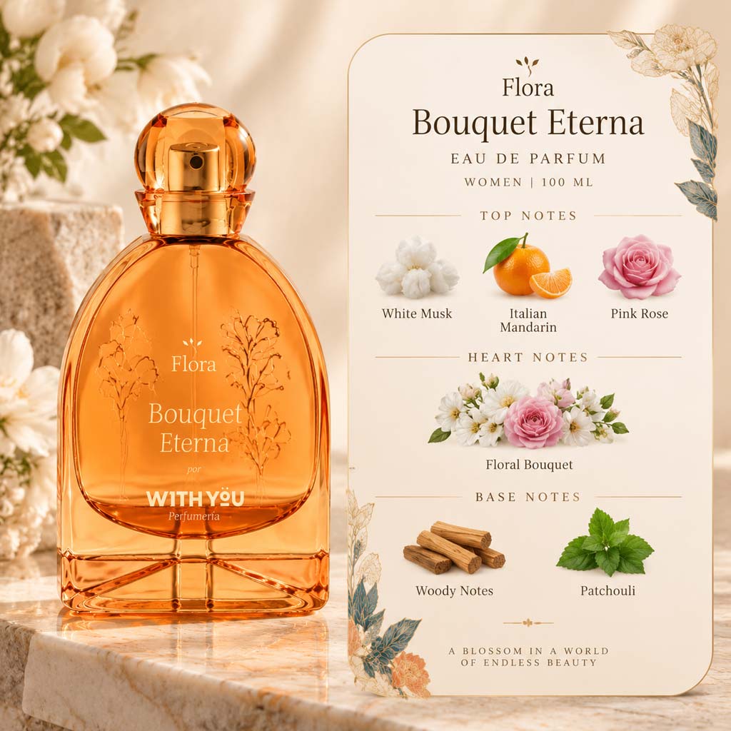 ادکلن زنانه ویت یو بوکت اترنا (Bouquet Eterna) حجم 100 میل