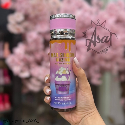 بادی اسپلش با رایحه ادکلن لطافه گیو می گورماند مدل (مالو مدنس)