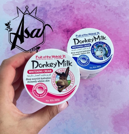  کرم سفید کننده  شیر الاغ وکالی donkey milk